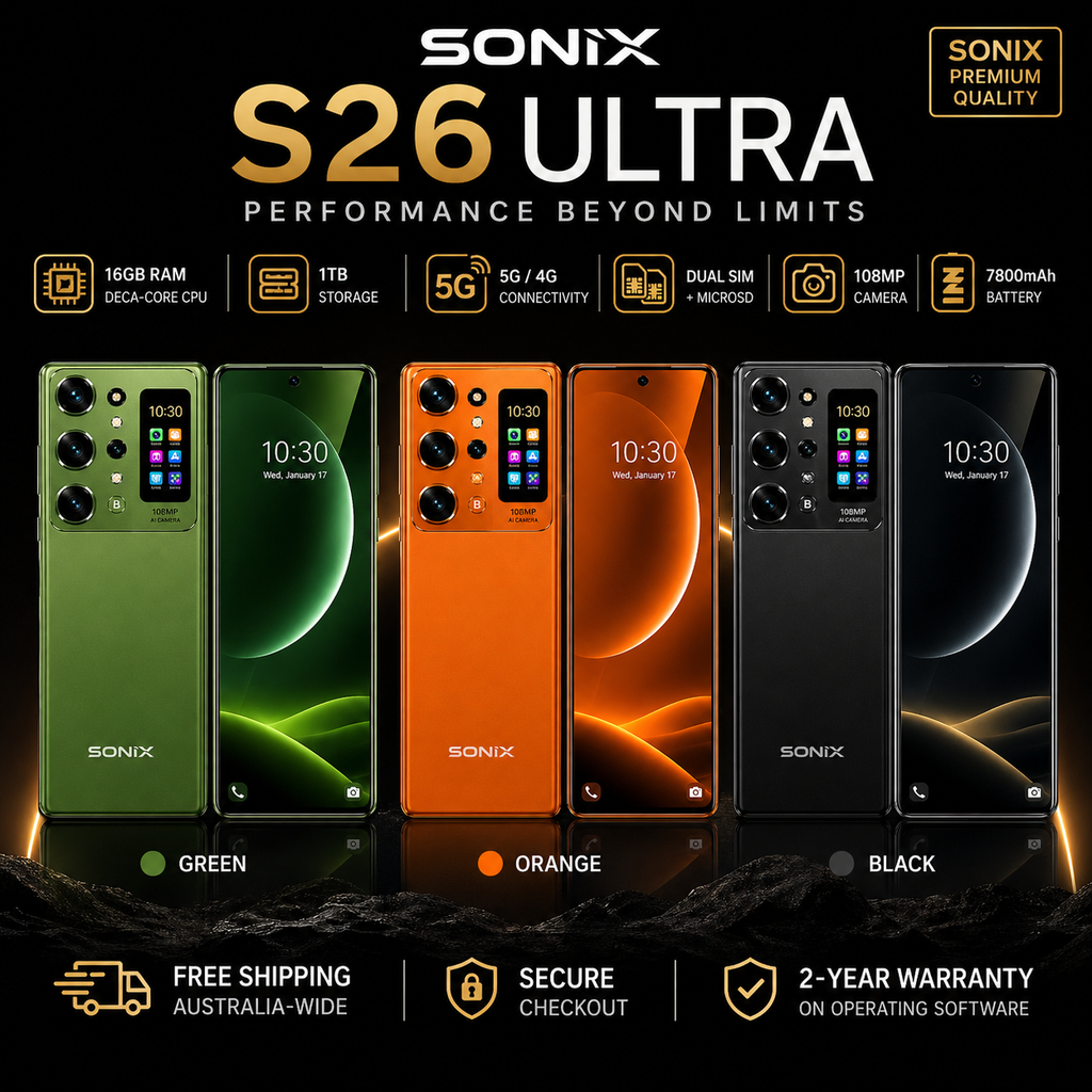 Sonix S26 Ultra - 1TB Android Smartphone