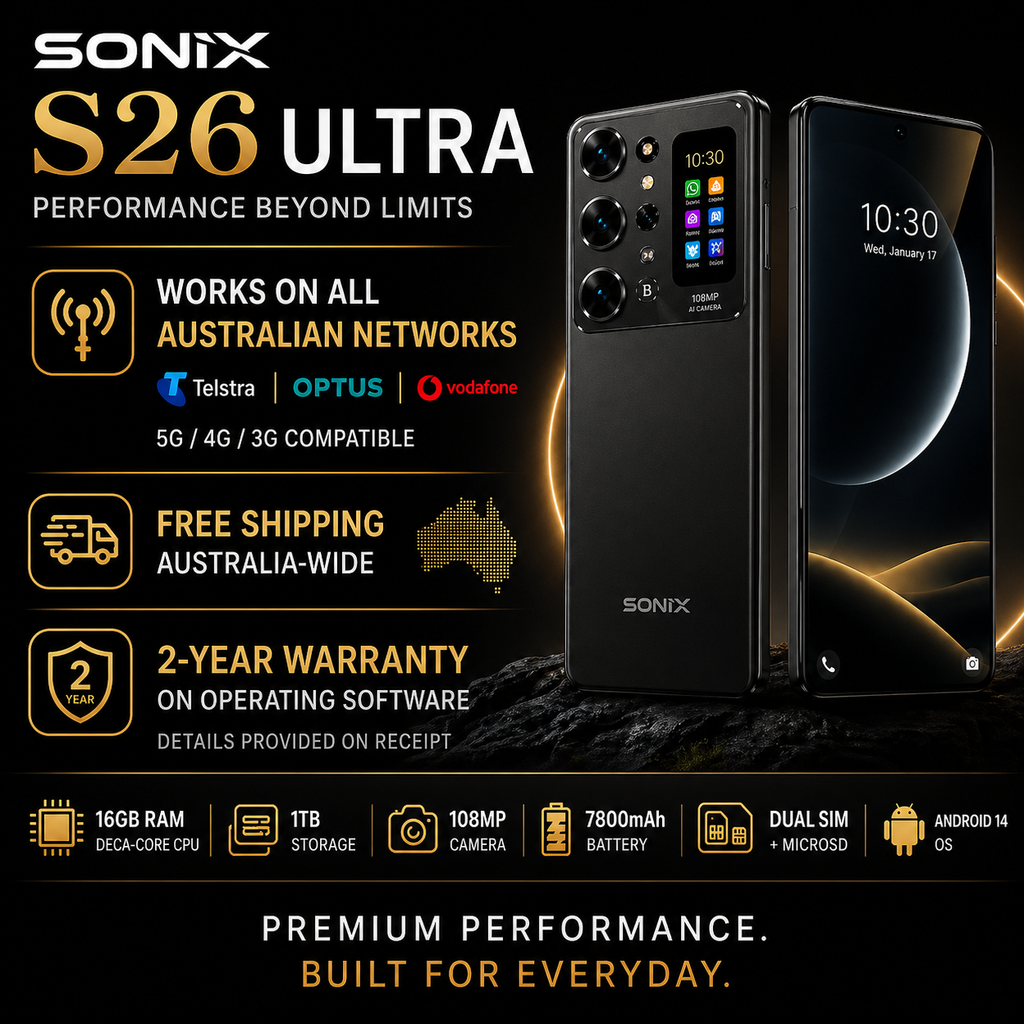 Sonix S26 Ultra - 1TB Android Smartphone