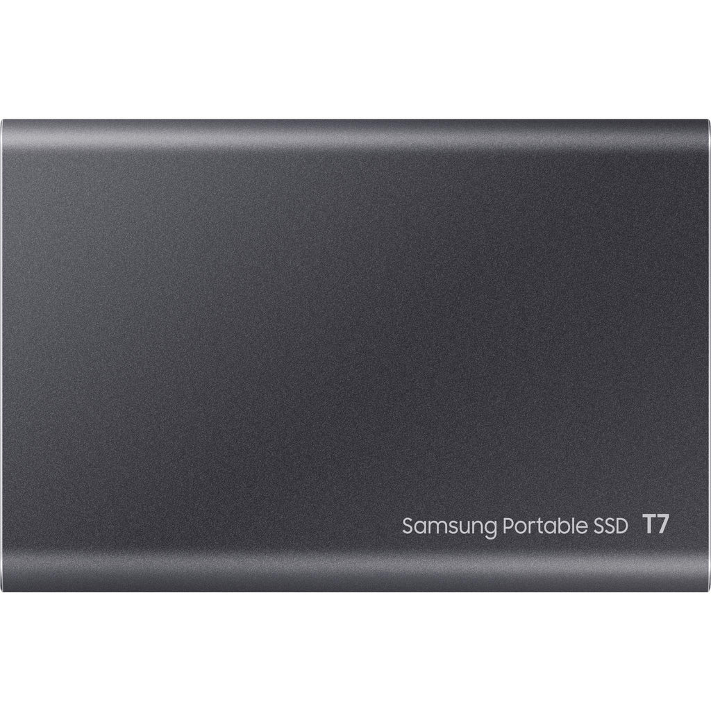 Samsung T7 Portable SSD 1TB Titan Gray front face