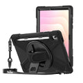 Strike rugged tablet case with hand strap kickstand and lanyard for Galaxy Tab S11