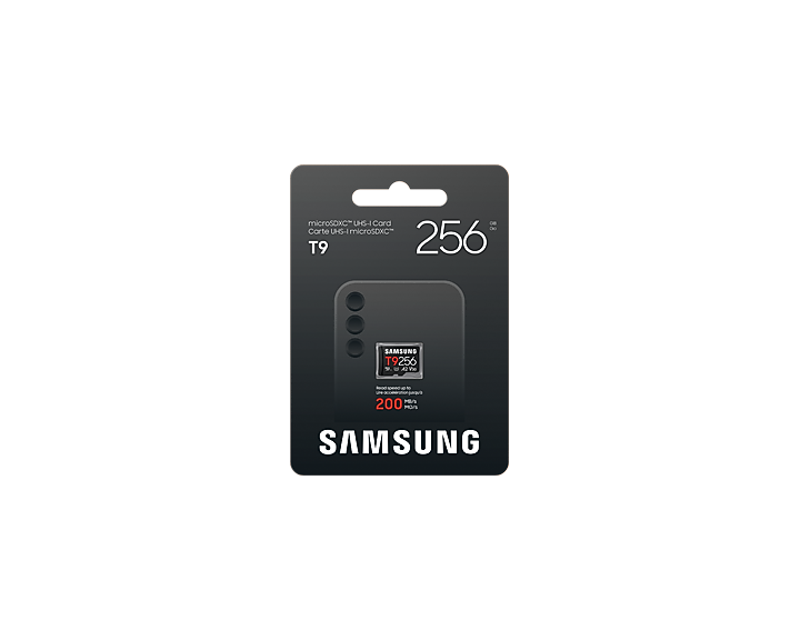 Samsung T9 256GB microSDXC original Samsung retail packaging